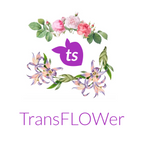 tsgabrielle® • Trans / Feminino • TransFLOWer • Top curto de manga comprida • Branco