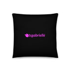 tsgabrielle® • Rosa Flamant • Almofadas • Preto • 3 tamanhos