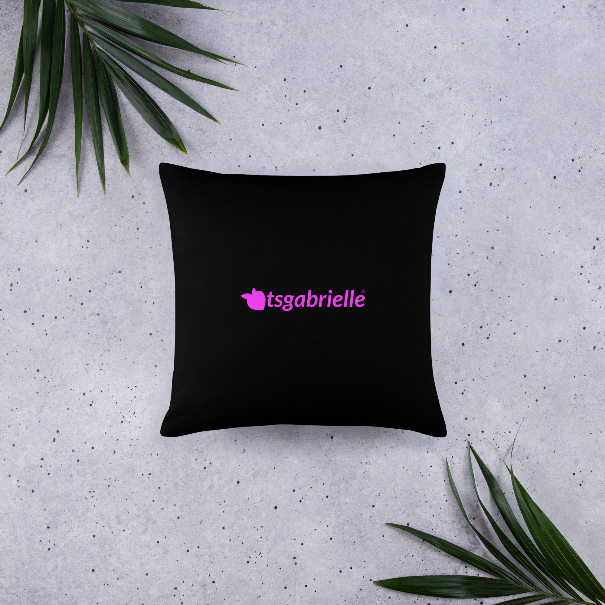 tsgabrielle® • Rosa Flamant • Almofadas • Preto • 3 tamanhos
