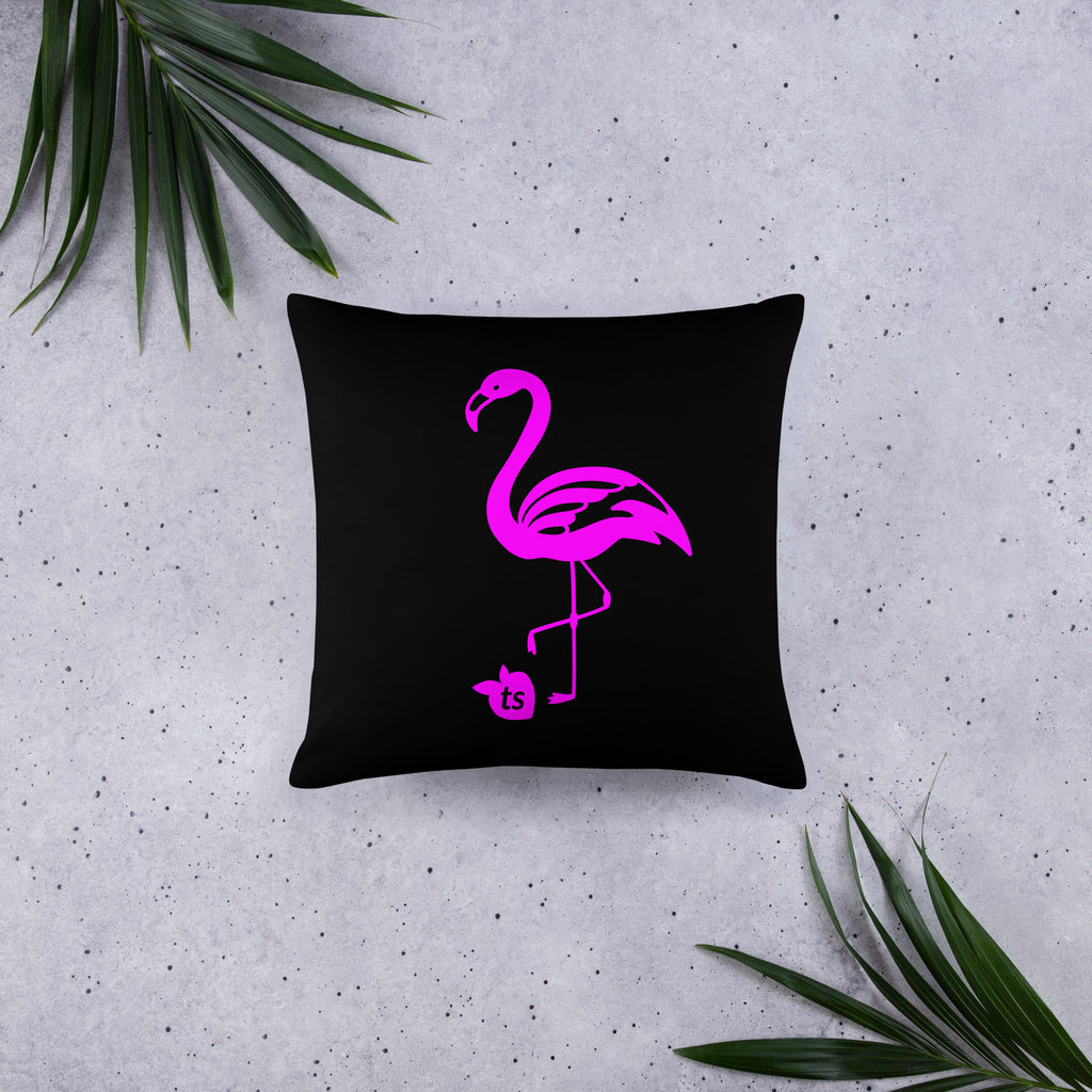 tsgabrielle® • Rosa Flamant • Almofadas • Preto • 3 tamanhos