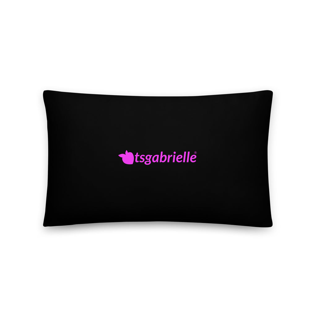 tsgabrielle® • Rosa Flamant • Almofadas • Preto • 3 tamanhos