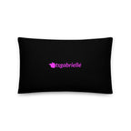 tsgabrielle® • Rosa Flamant • Almofadas • Preto • 3 tamanhos