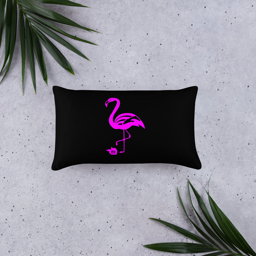 tsgabrielle® • Rosa Flamant • Almofadas • Preto • 3 tamanhos