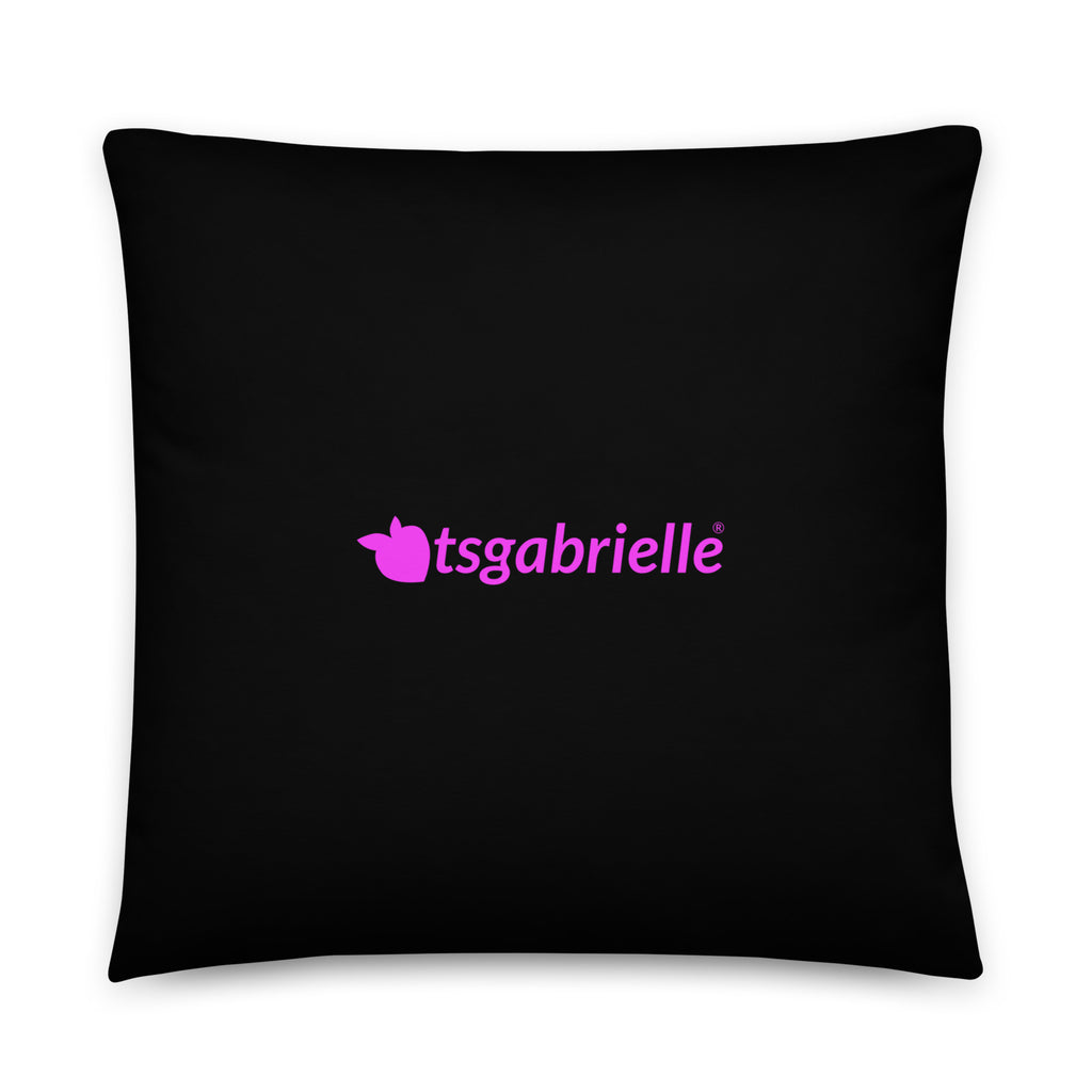 tsgabrielle® • Rosa Flamant • Almofadas • Preto • 3 tamanhos