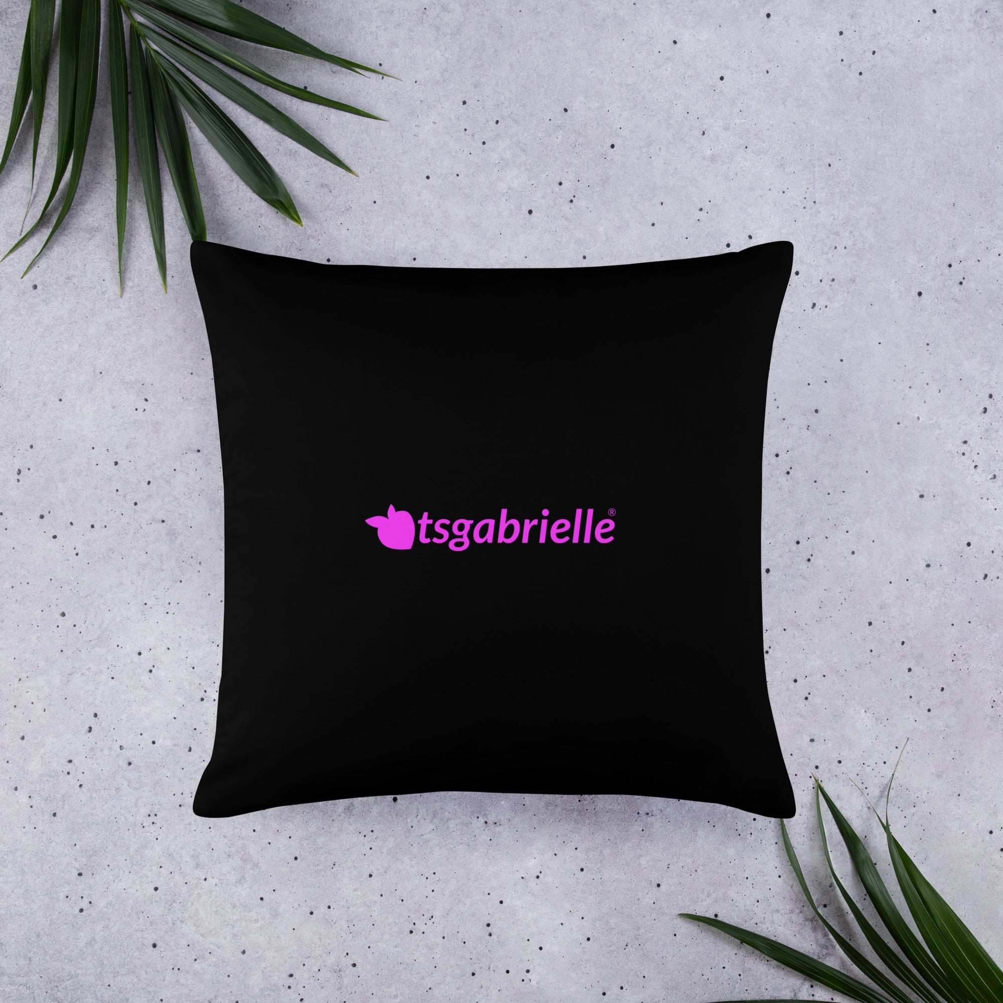 tsgabrielle® • Rosa Flamant • Almofadas • Preto • 3 tamanhos