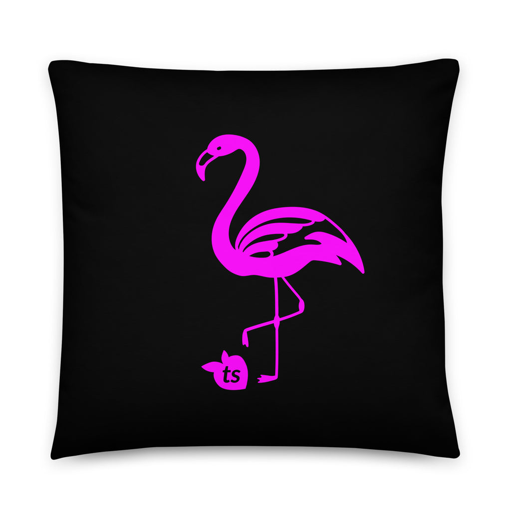 tsgabrielle® • Rosa Flamant • Almofadas • Preto • 3 tamanhos