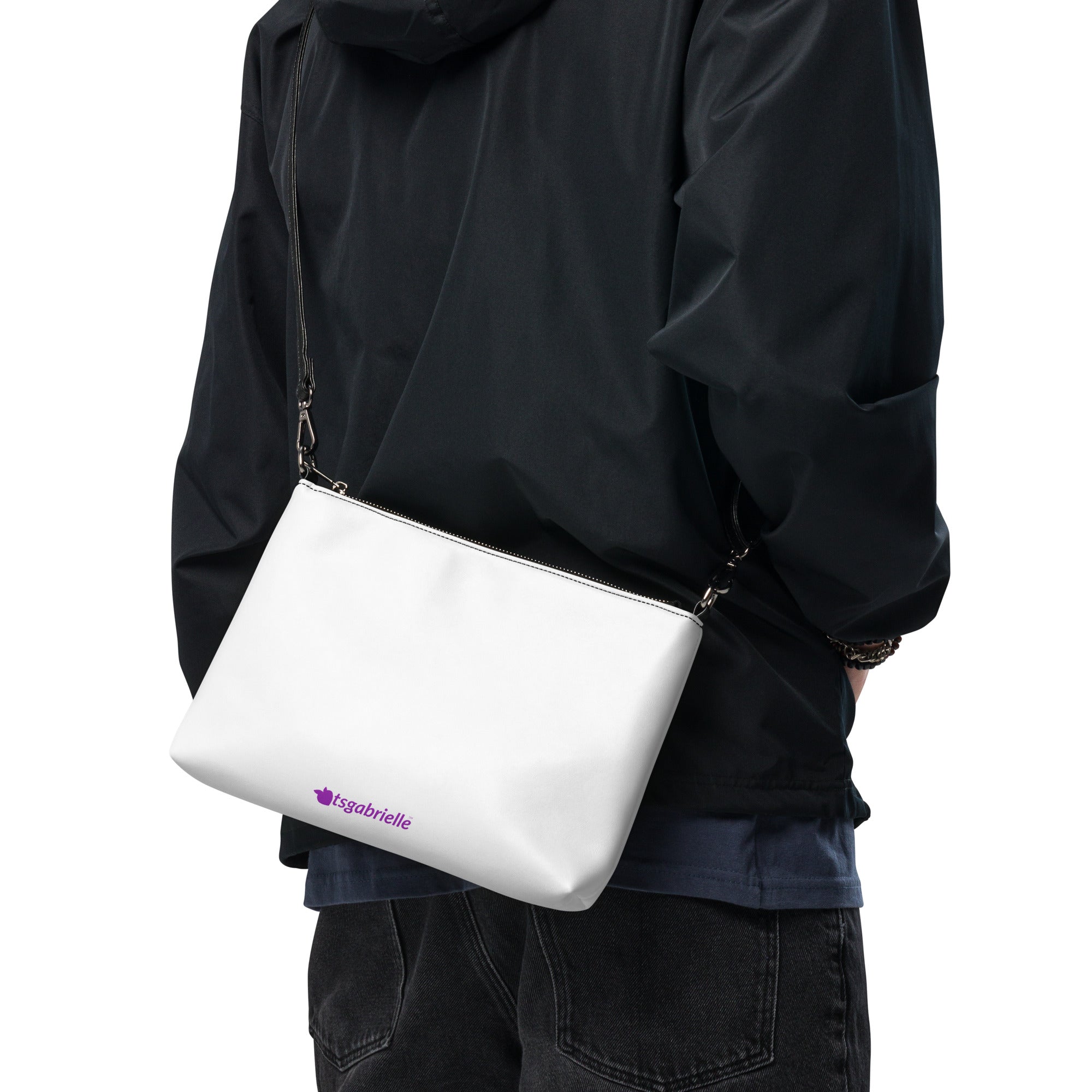17 - tsgabrielle® • Bolsa tiracolo • Branca • 29 x 20 cm