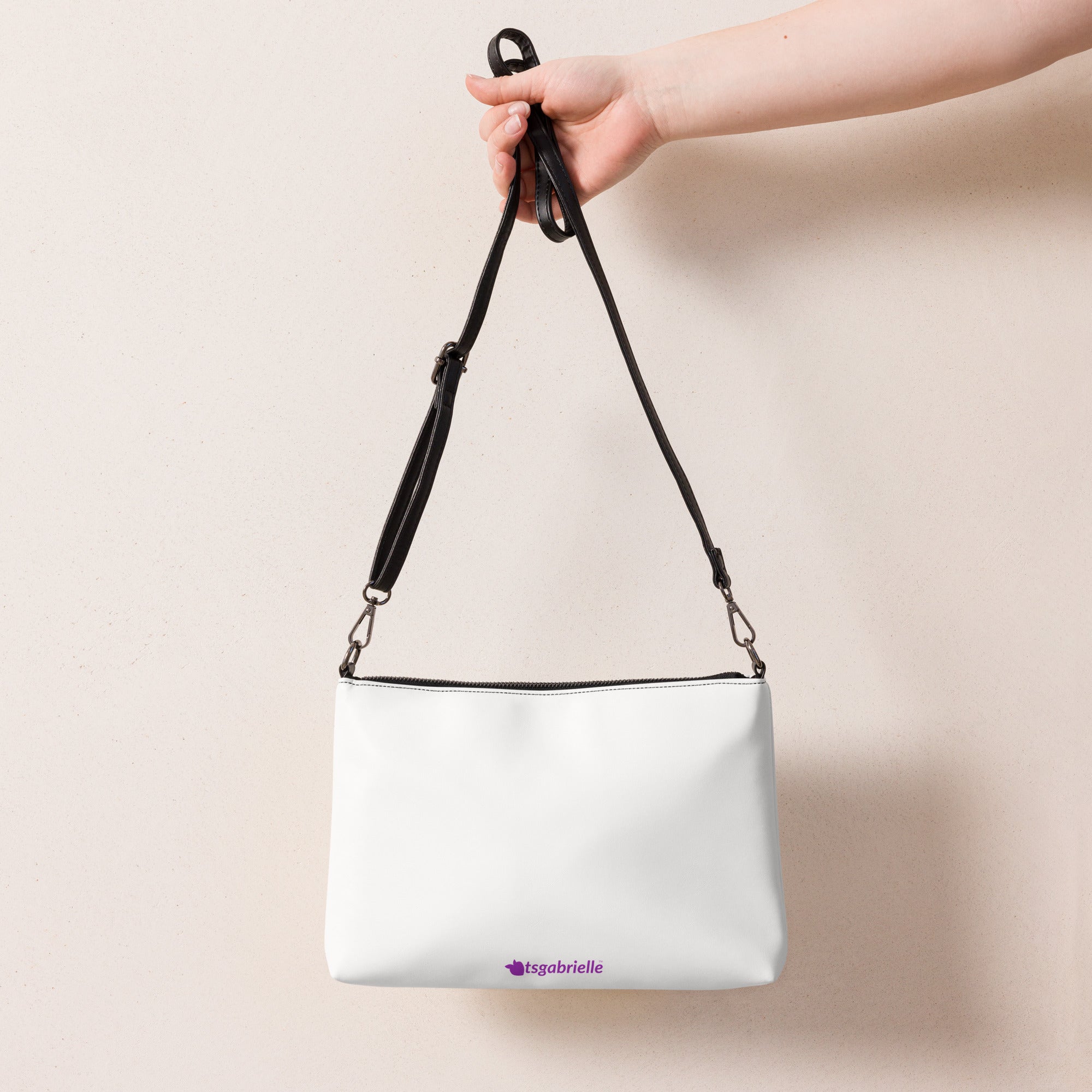 17 - tsgabrielle® • Bolsa tiracolo • Branca • 29 x 20 cm