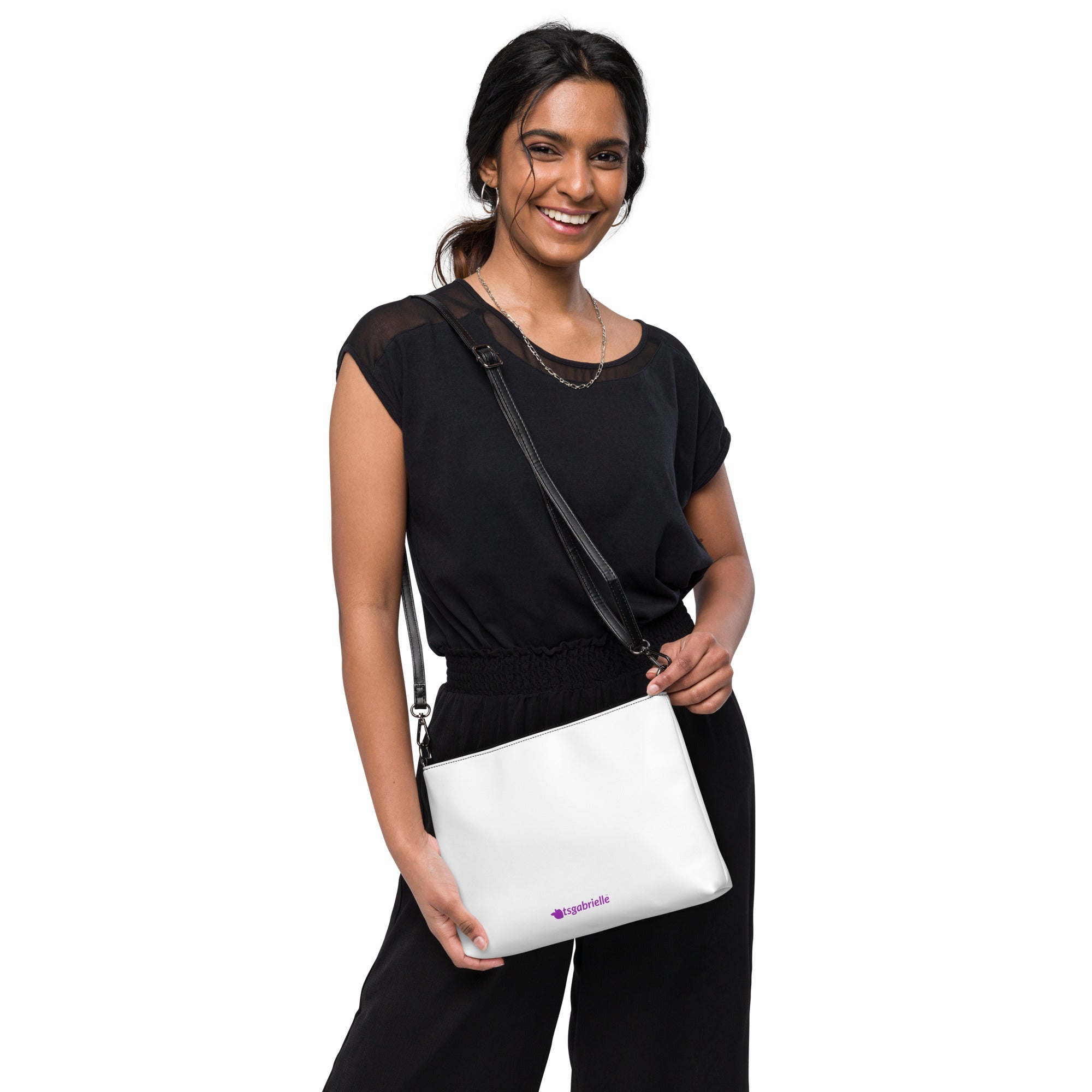 17 - tsgabrielle® • Bolsa tiracolo • Branca • 29 x 20 cm