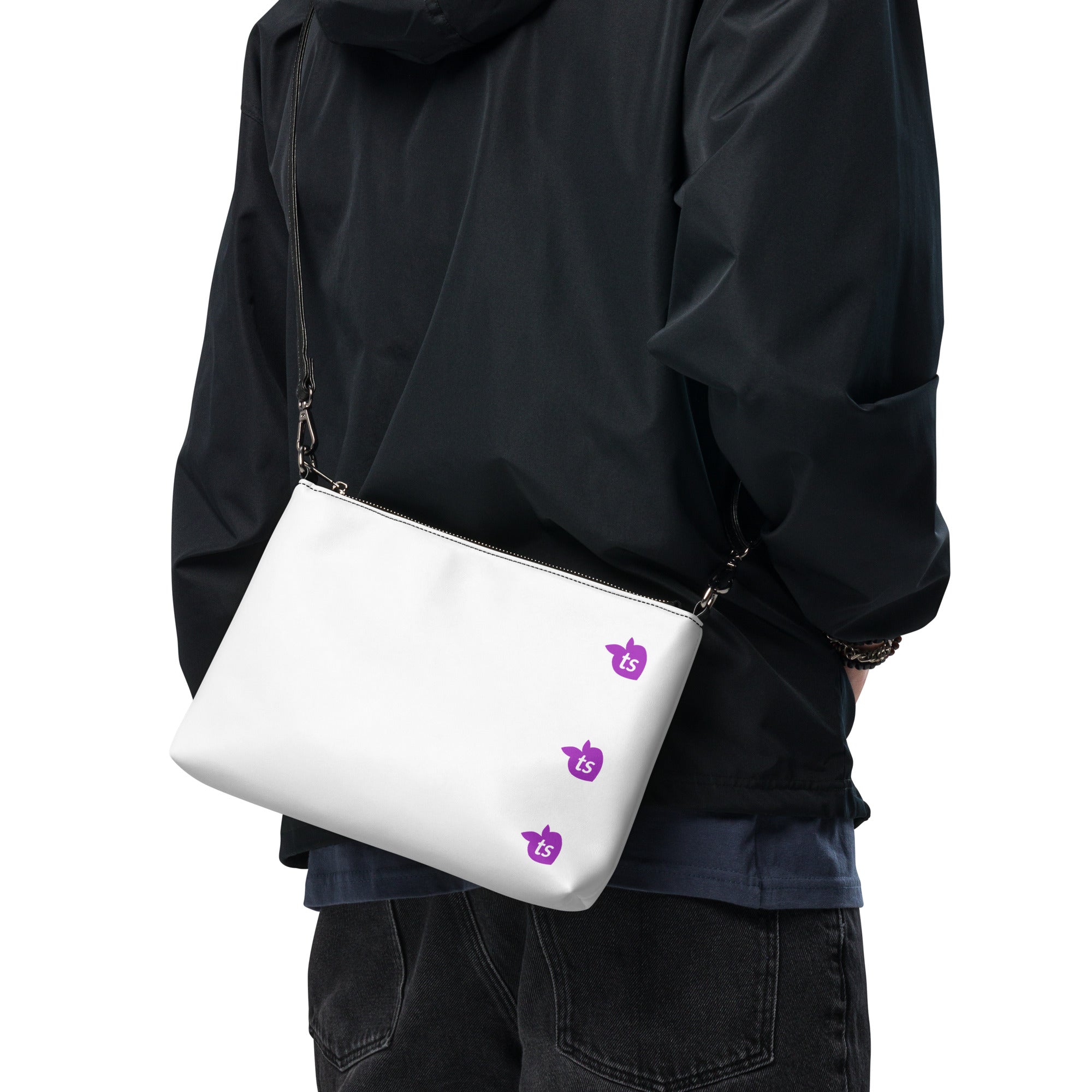 17 - tsgabrielle® • Bolsa tiracolo • Branca • 29 x 20 cm