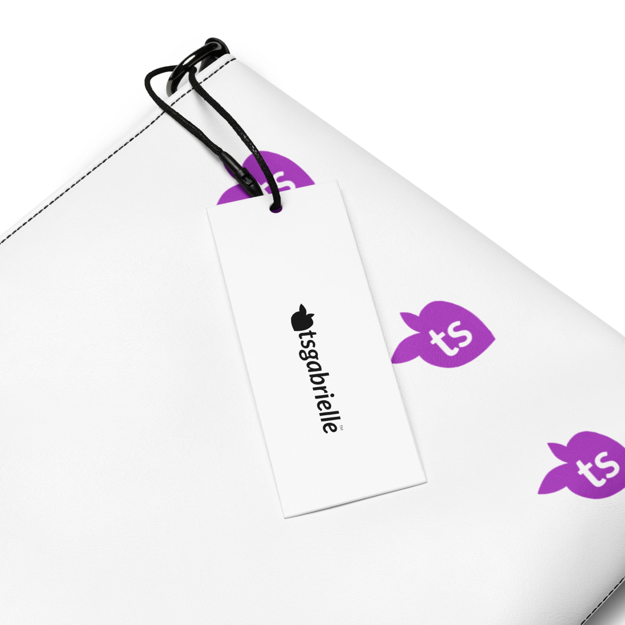 tsgabrielle® • Bolsa tiracolo • Branca • 29 cm x 20 cm