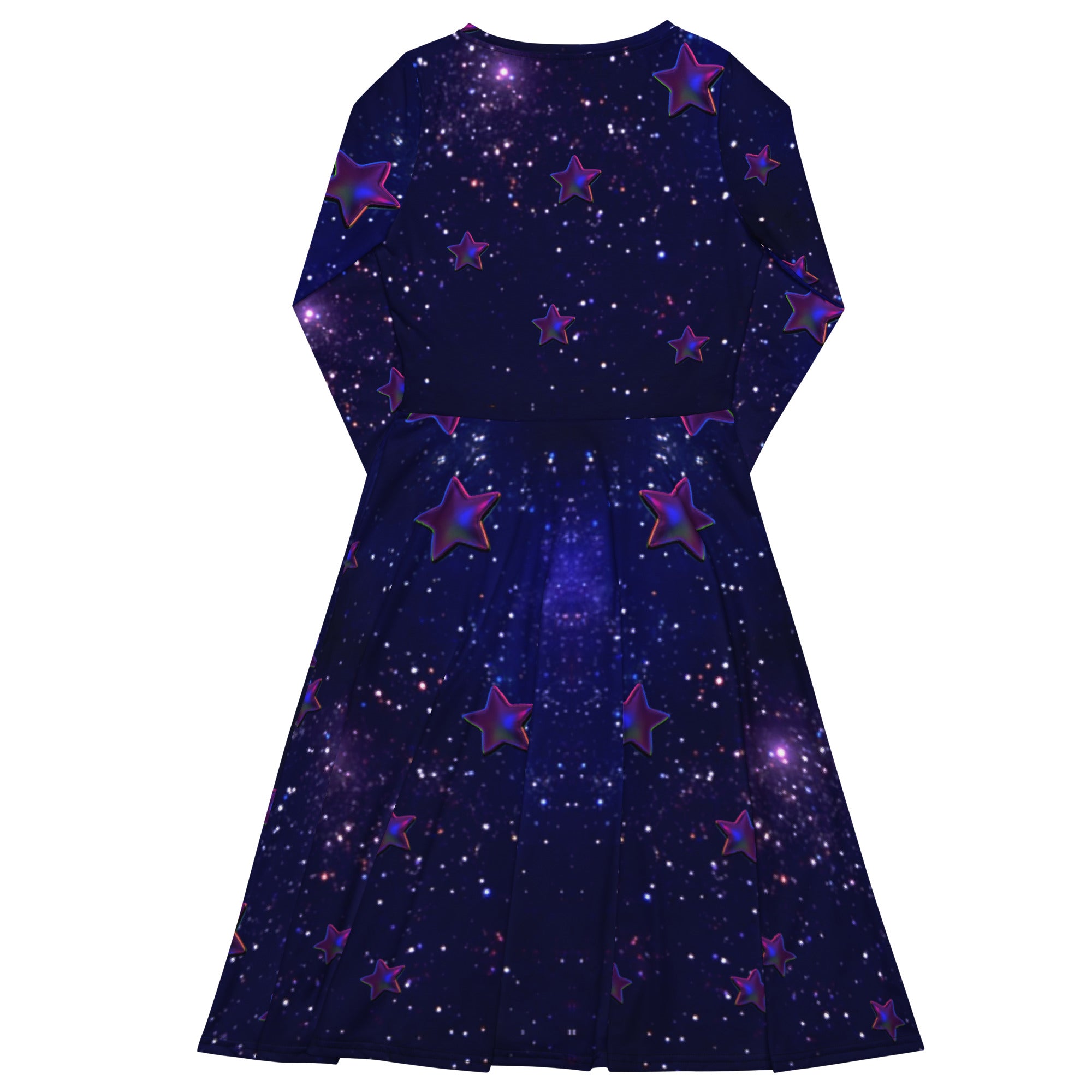 tsgabrielle® • Para Ela 👗 • 🌌✨ Edição Cósmica • Vestido Midi de Manga Longa