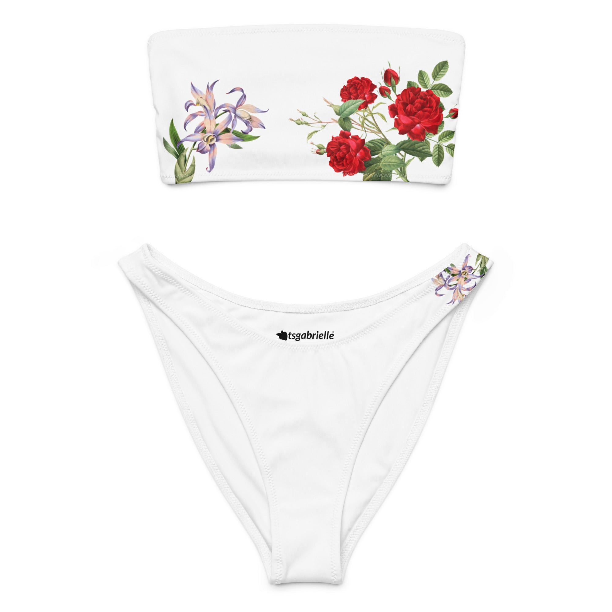 399 - tsgabrielle® • Trans / Feminino • TransFLOWer • Biquíni Bandeau Reciclado
