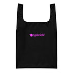 384 - tsgabrielle® • Rosa Flamant • Sacola de Compras • Preto