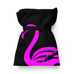 384 - tsgabrielle® • Rosa Flamant • Sacola de Compras • Preto