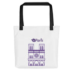 tsgabrielle® • Paris - Catedral de Notre-Dame • Sacola • Branca • 39 x 39 cm
