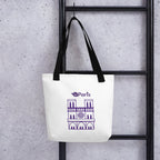 tsgabrielle® • Paris - Catedral de Notre-Dame • Sacola • Branca • 39 x 39 cm