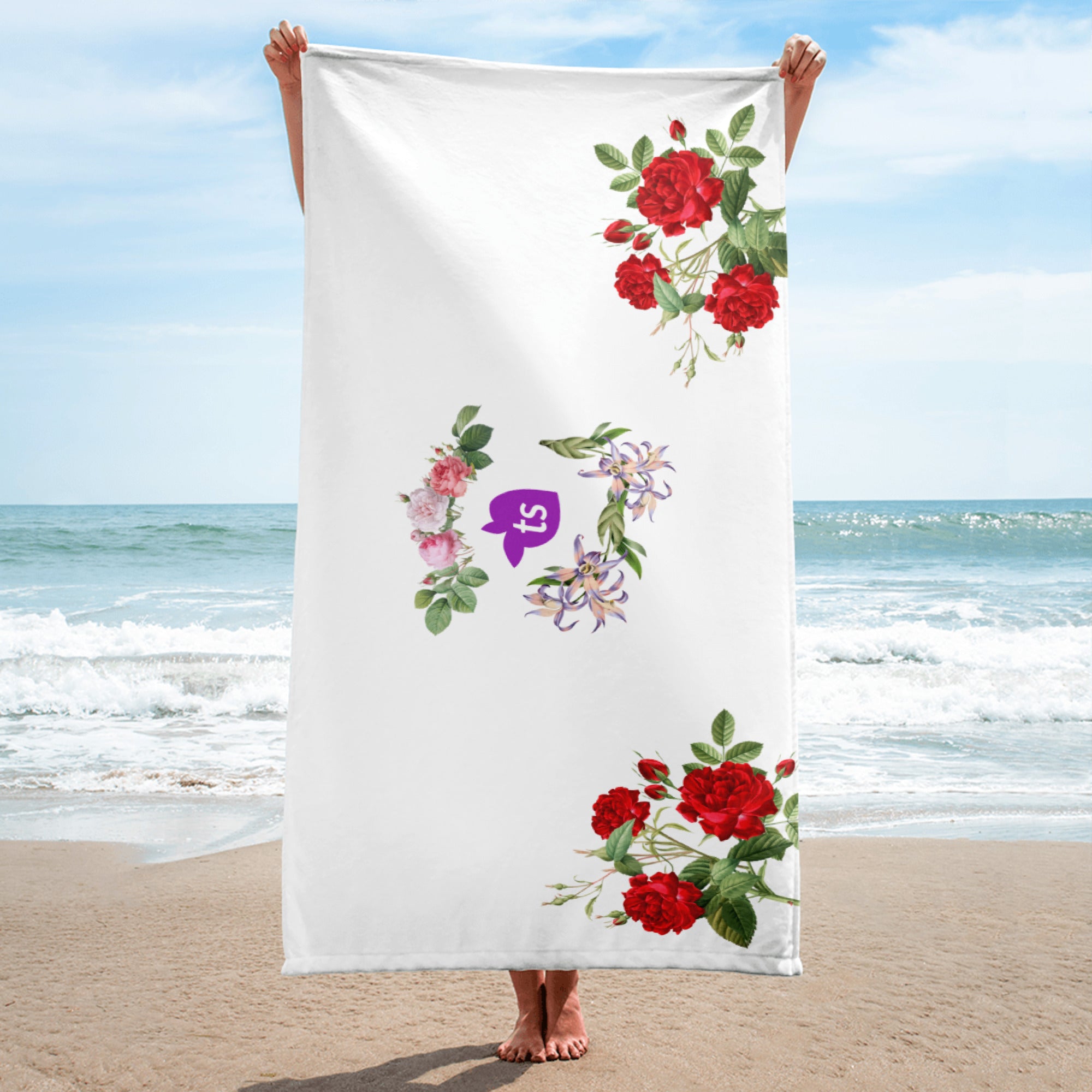 tsgabrielle® • TransFLOWer • Toalha de banho • 30"x60