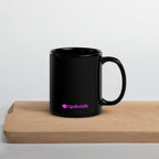 tsgabrielle • Rosa Flamant • Caneca Brilhante • Preta • Cerâmica • 2 Tamanhos
