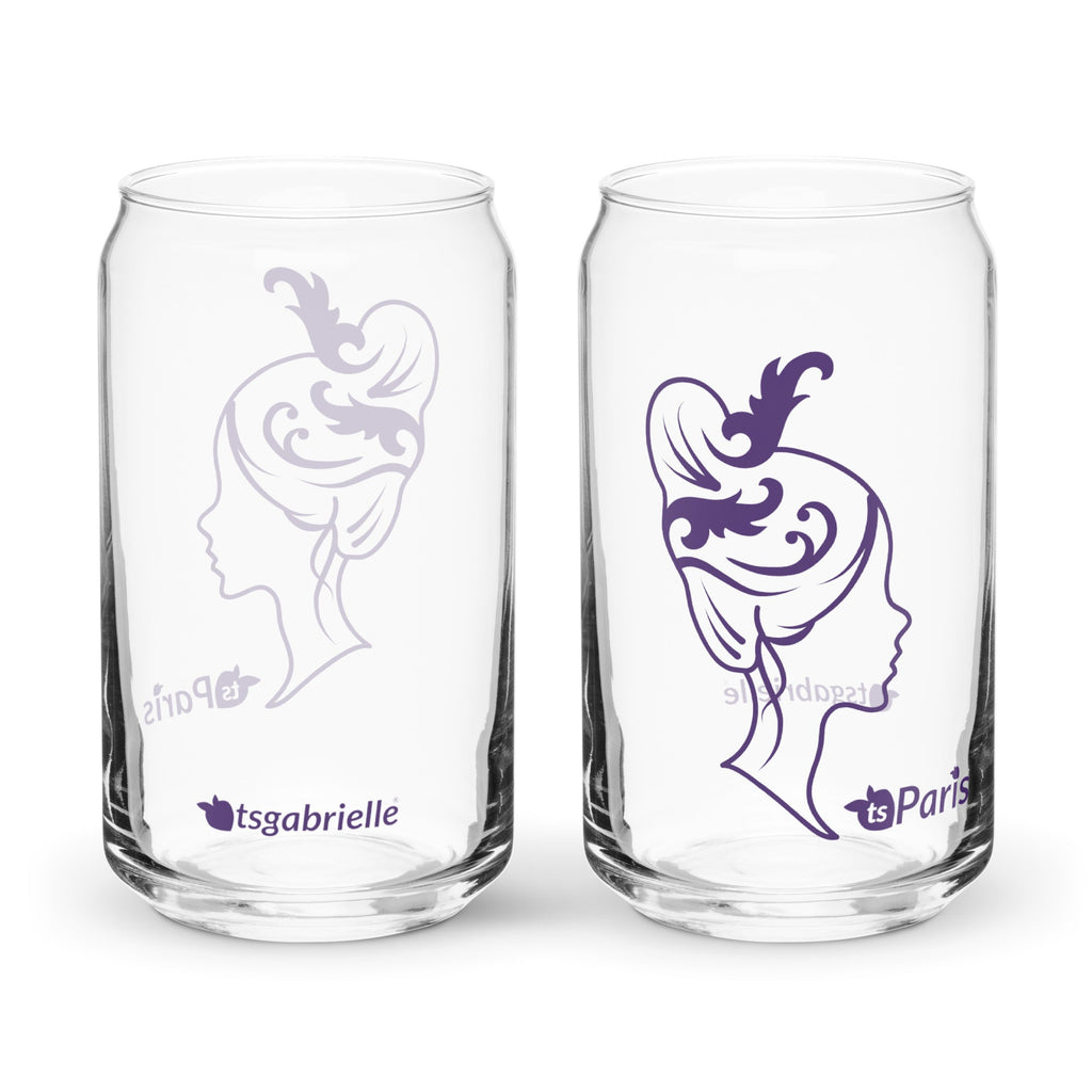 tsgabrielle® • Paris - Marie Antoinette • Vidro em formato de lata • 473 ml • 2 opções