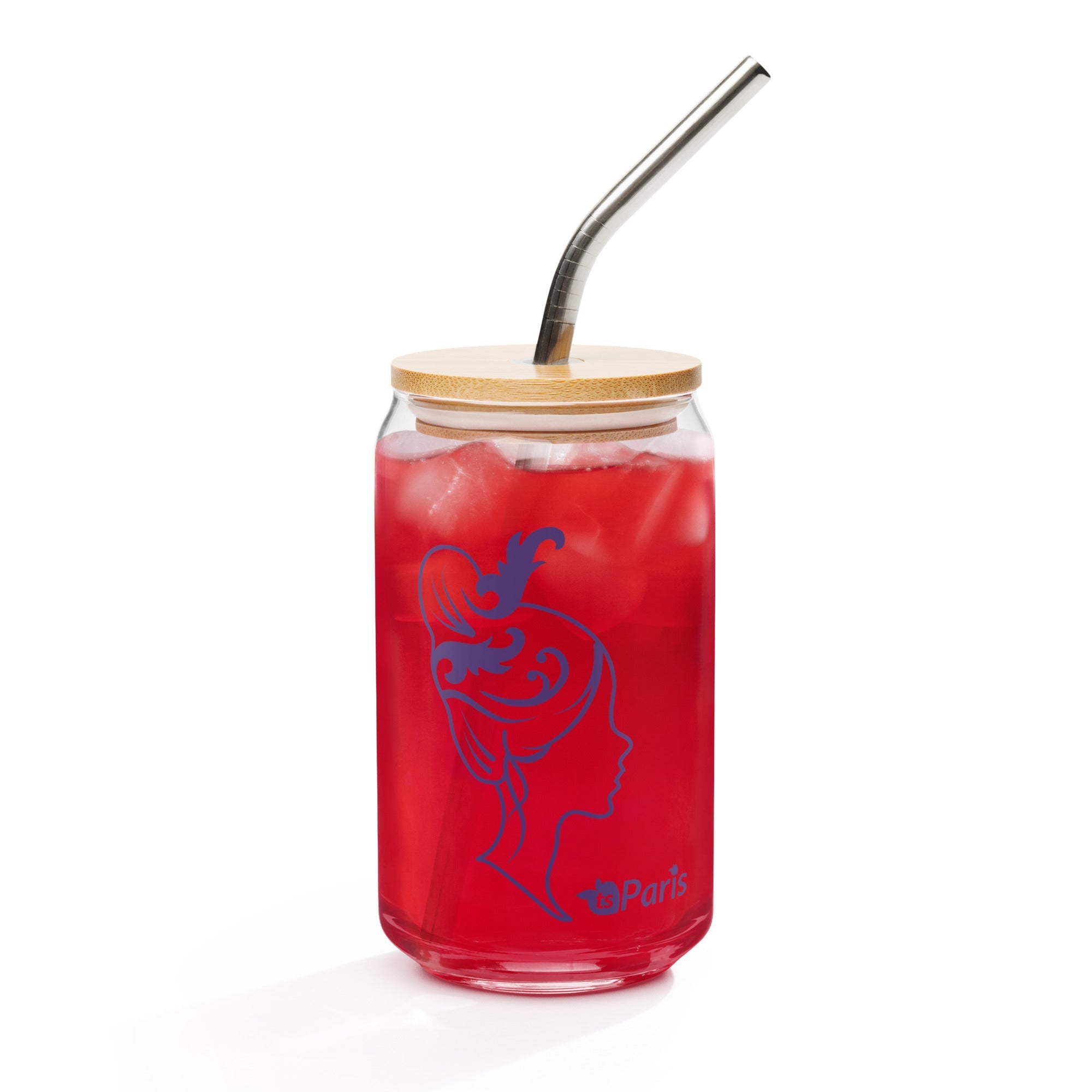 tsgabrielle® • Paris - Marie Antoinette • Vidro em formato de lata • 473 ml • 2 opções