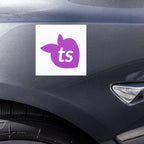 tsgabrielle® • Ímãs para carros • Ícone ts • 5" x 5"