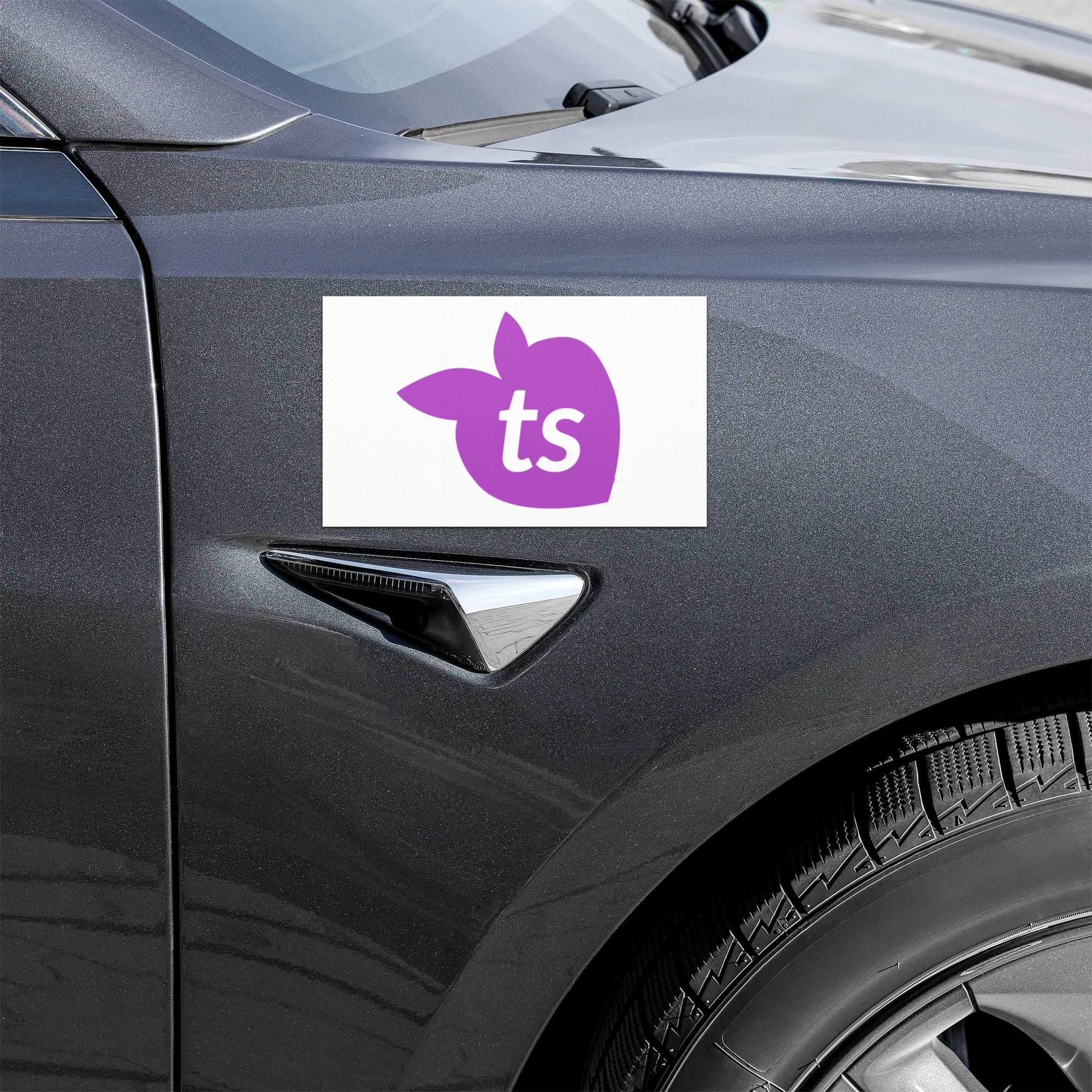tsgabrielle® • Ímãs para carros • Ícone ts • 5" x 5"