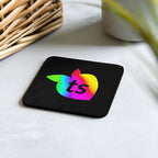 tsgabrielle® • Pride 25 • Porta-copos com fundo de cortiça • Preto
