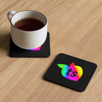 tsgabrielle® • Pride 25 • Porta-copos com fundo de cortiça • Preto