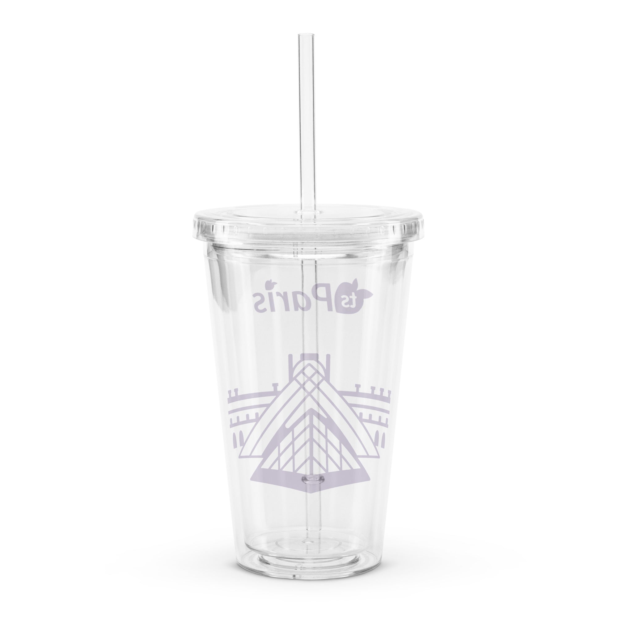 tsgabrielle® • Paris - Pirâmide do Louvre • Copo de plástico • Transparente • 590 ml