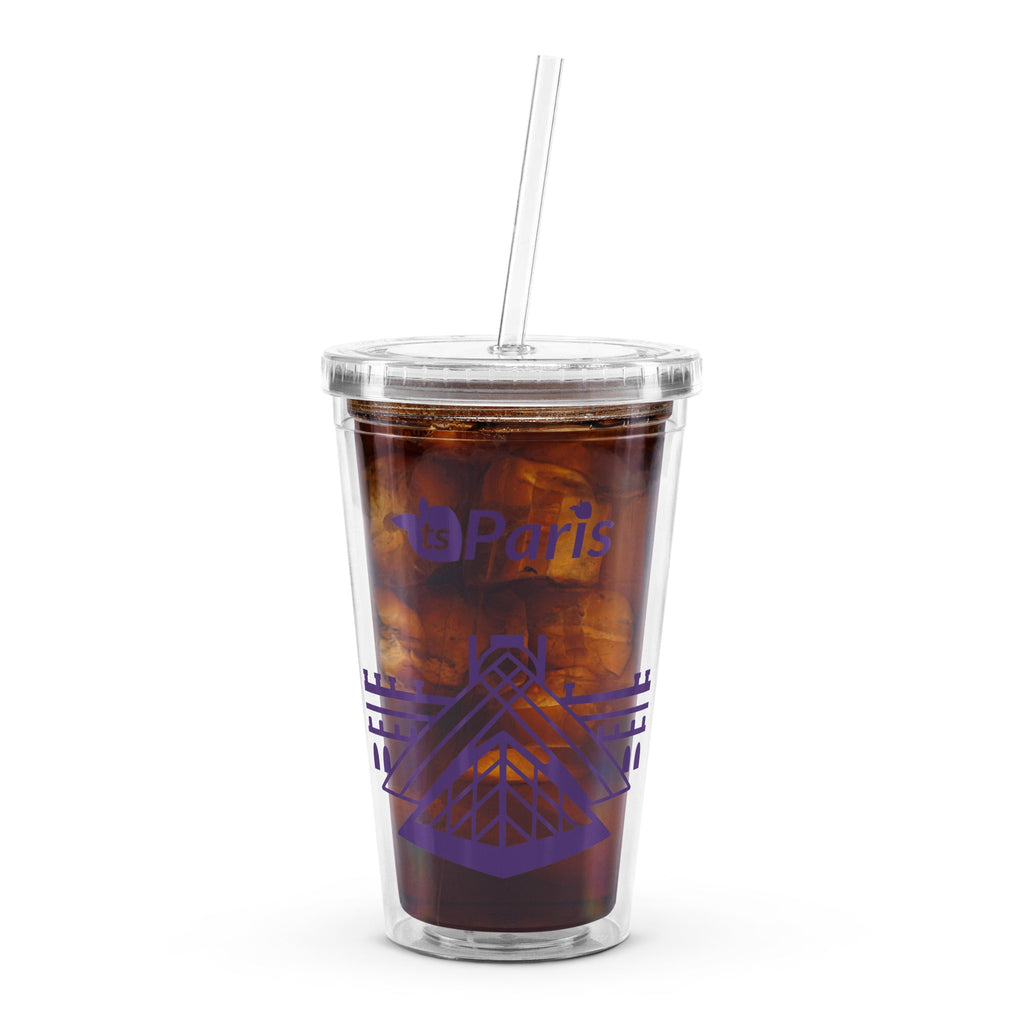 tsgabrielle® • Paris - Pirâmide do Louvre • Copo de plástico • Transparente • 590 ml