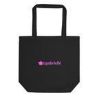 24 - tsgabrielle® • Rosa Flamant • Bolsa • Preto • 100% Algodão Orgânico