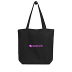 24 - tsgabrielle® • Rosa Flamant • Bolsa • Preto • 100% Algodão Orgânico