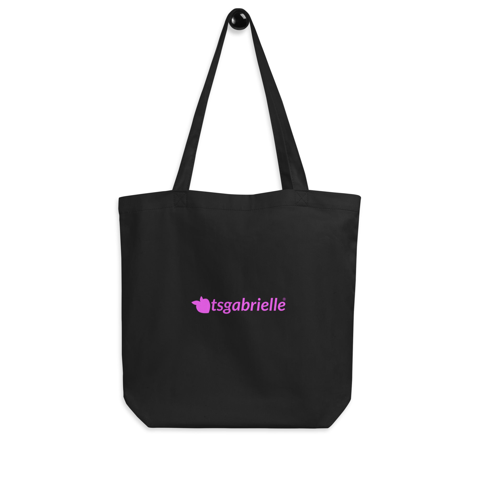 24 - tsgabrielle® • Rosa Flamant • Bolsa • Preto • 100% Algodão Orgânico