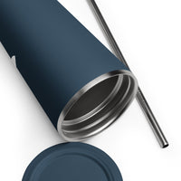 tsgabrielle® • Copo Térmico com Canudo • Azul Marinho Escuro • 591 ml