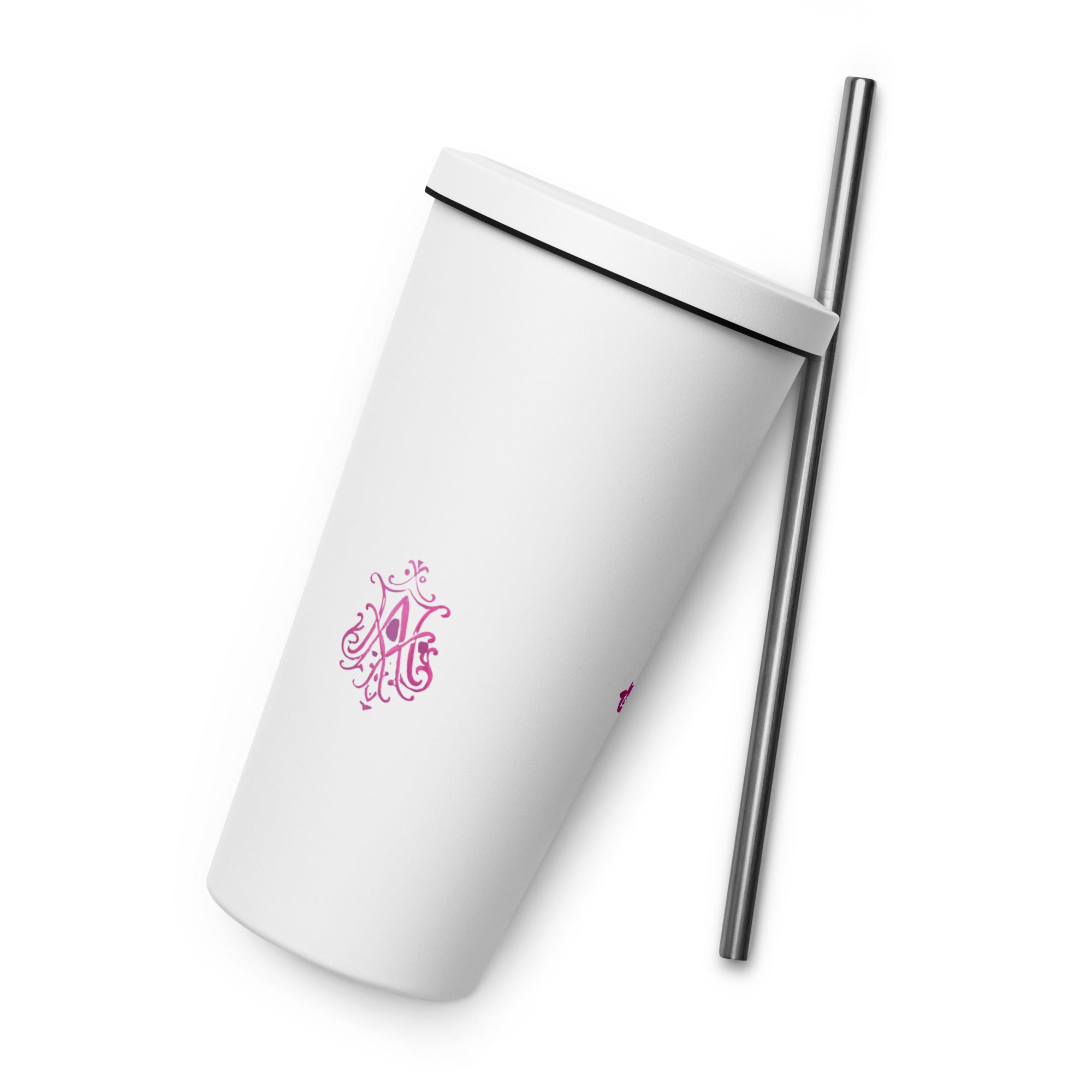 tsgabrielle® • Paris - Marie Antoinette • Tumbler • Stainless Steel • White • 20 oz