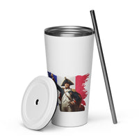 tsgabrielle® • Paris - Napoleon Bonaparte • Tumbler • Stainless Steel • White • 20 oz