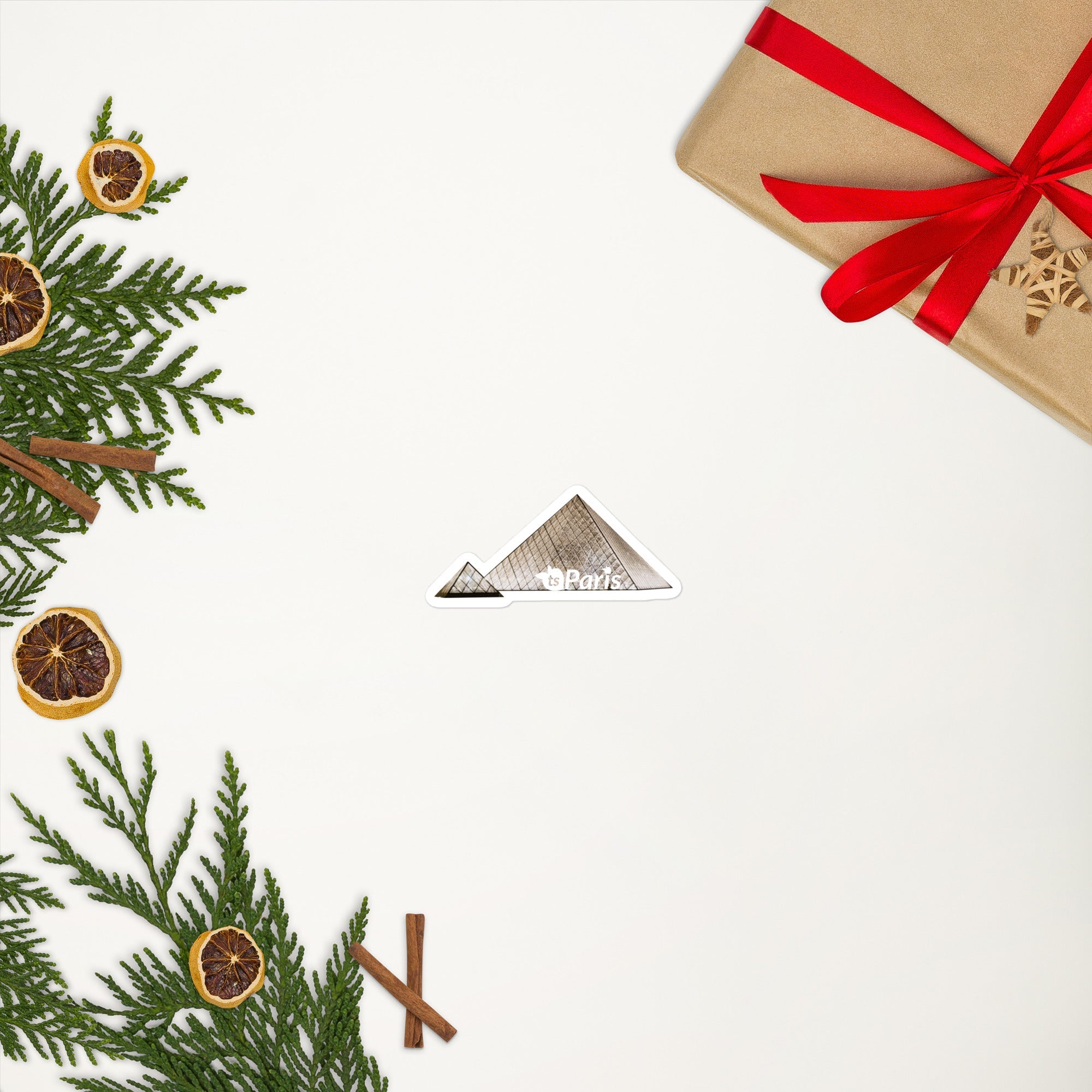 tsgabrielle® • Paris - Pirâmide do Louvre • Adesivo sem bolhas • 3 tamanhos