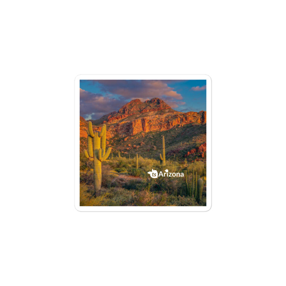250 - tsgabrielle® • Arizona - Cordilheira de Tucson • Adesivos sem bolhas • 3 tamanhos