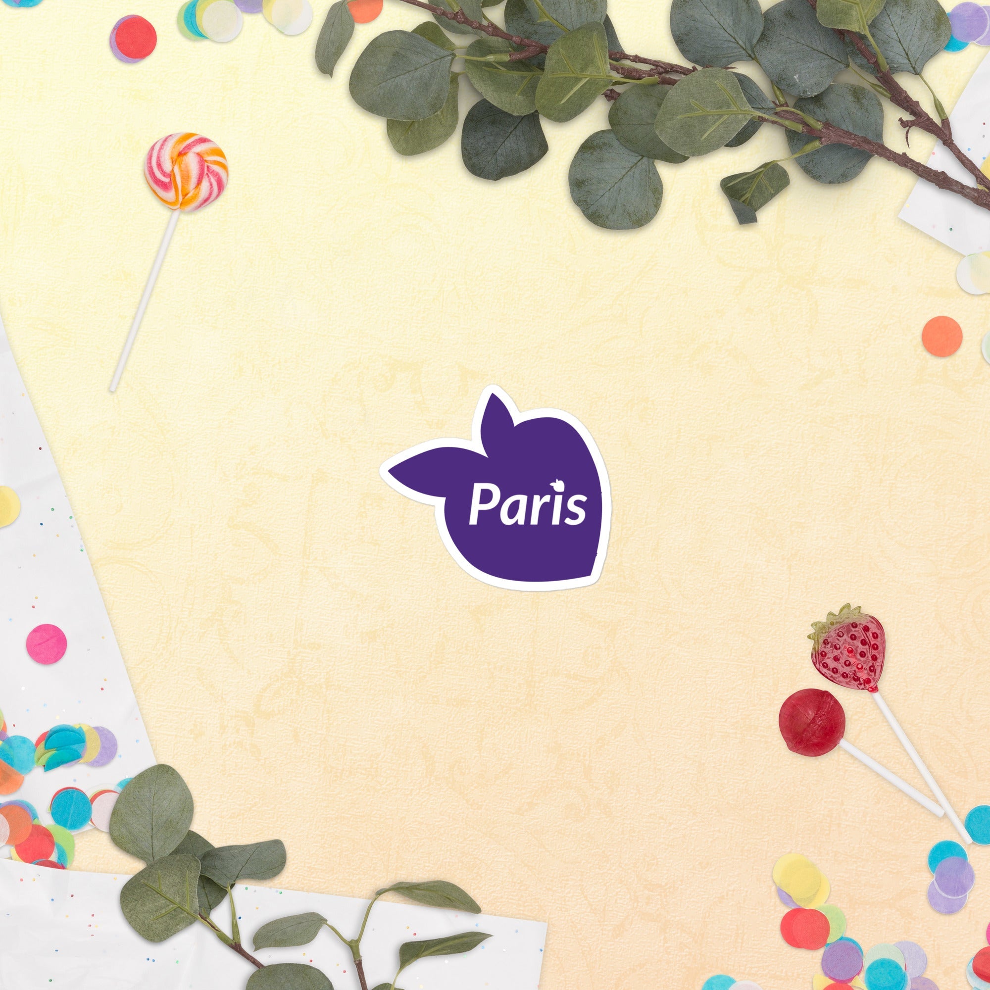 tsgabrielle® • Paris • Adesivo • Sem bolhas • Tamanho único