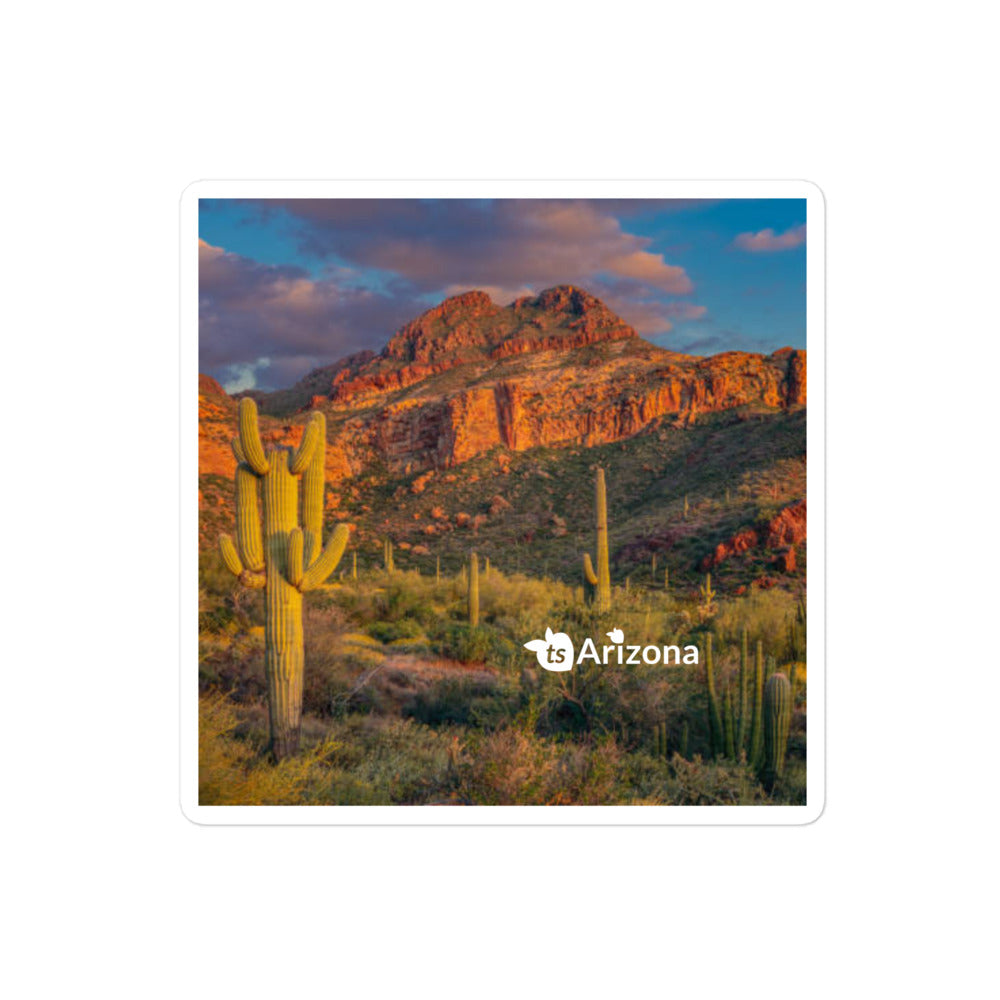 250 - tsgabrielle® • Arizona - Cordilheira de Tucson • Adesivos sem bolhas • 3 tamanhos