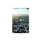 tsgabrielle® • Paris - Vista Panorâmica • Adesivo sem Bolhas • 3 Tamanhos