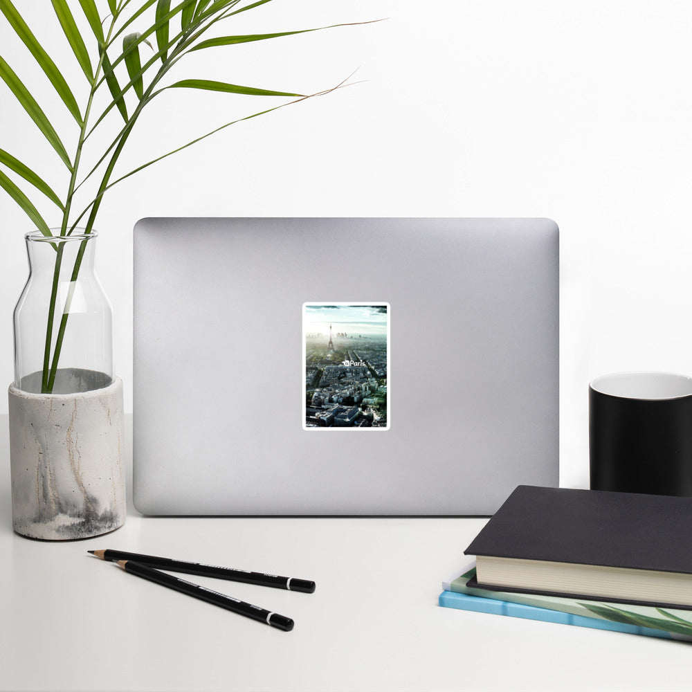 tsgabrielle® • Paris - Vista Panorâmica • Adesivo sem Bolhas • 3 Tamanhos