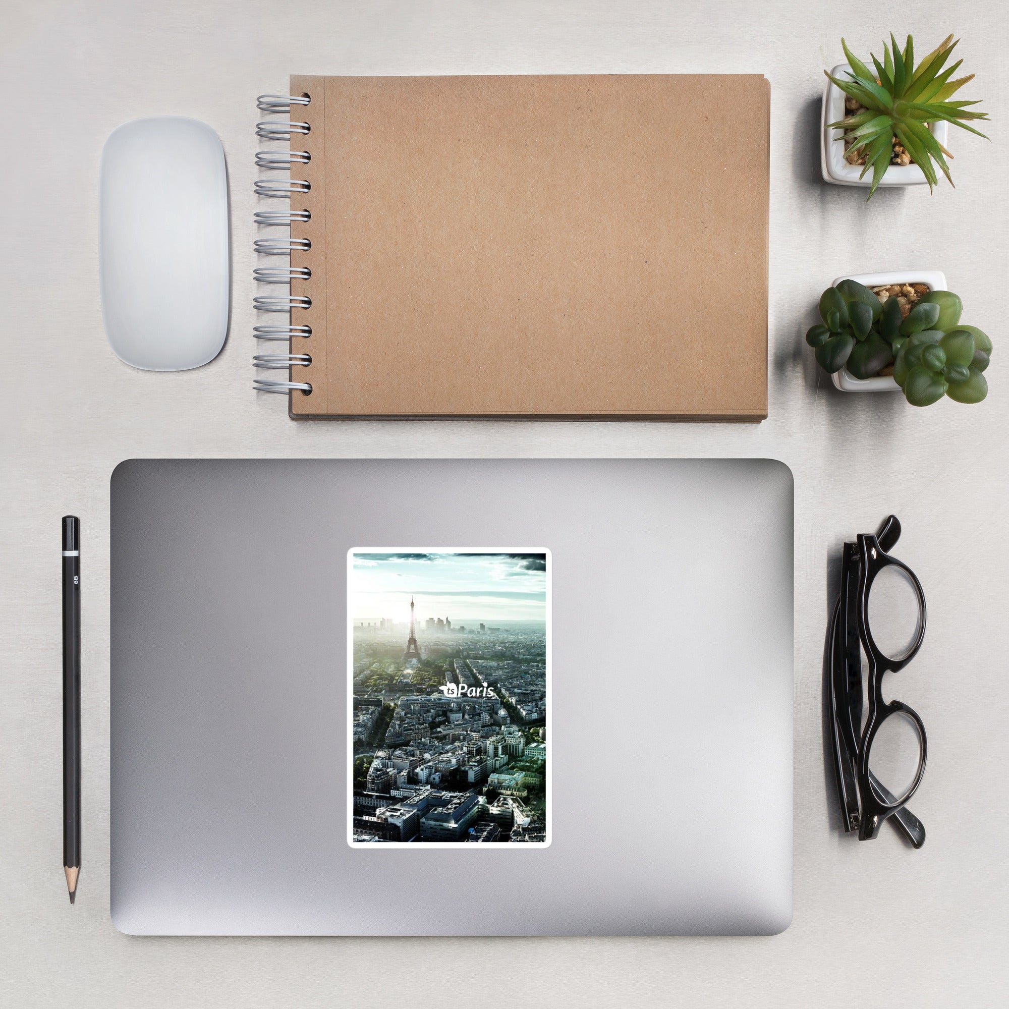 tsgabrielle® • Paris - Vista Panorâmica • Adesivo sem Bolhas • 3 Tamanhos