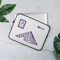 tsgabrielle® • Paris - Pirâmide do Louvre • Capa para laptop • 2 tamanhos - 13" e 15"