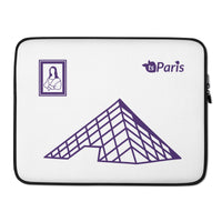 tsgabrielle® • Paris - Pirâmide do Louvre • Capa para laptop • 2 tamanhos - 13" e 15"