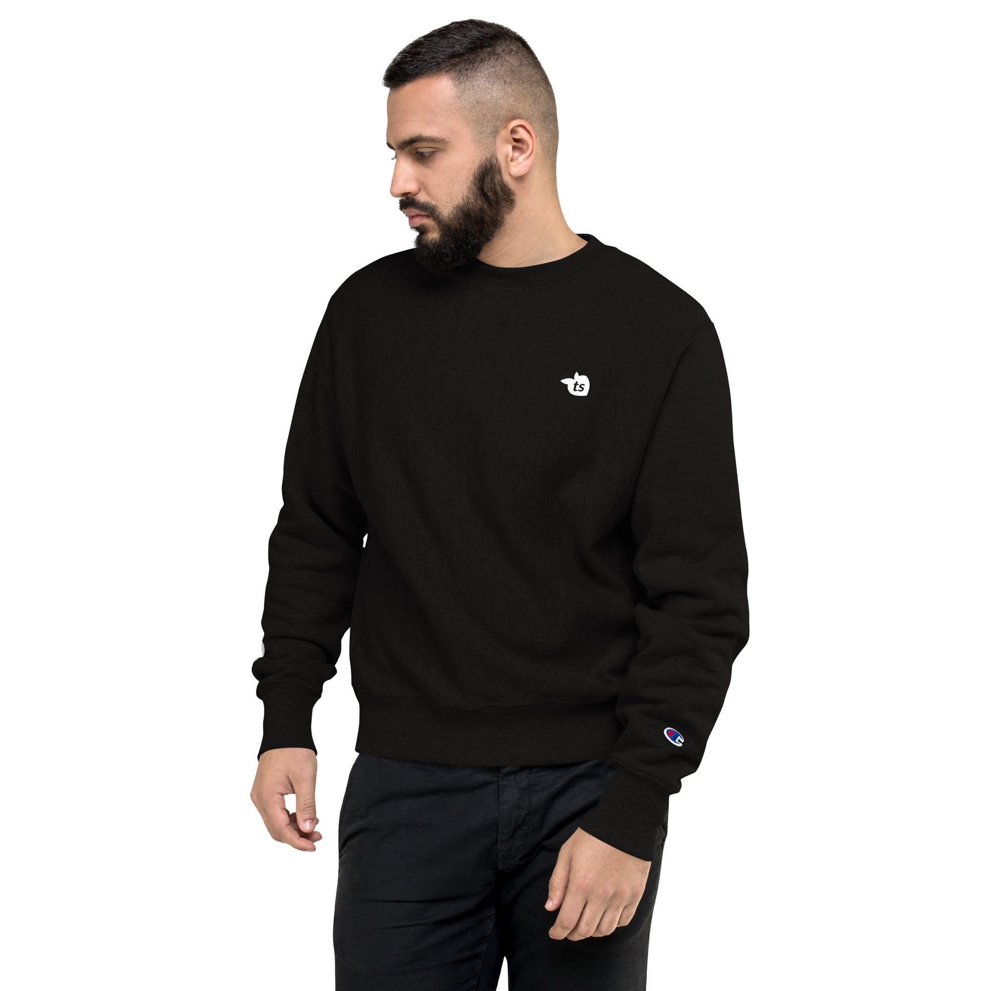 335 - Champion® by tsgabrielle • Masculino • Moletom • Preto
