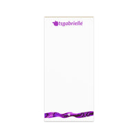 tsgabrielle® • Bloco de notas • Branco • 3 tamanhos