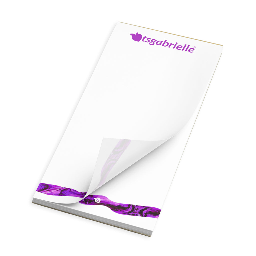 tsgabrielle® • Bloco de notas • Branco • 3 tamanhos