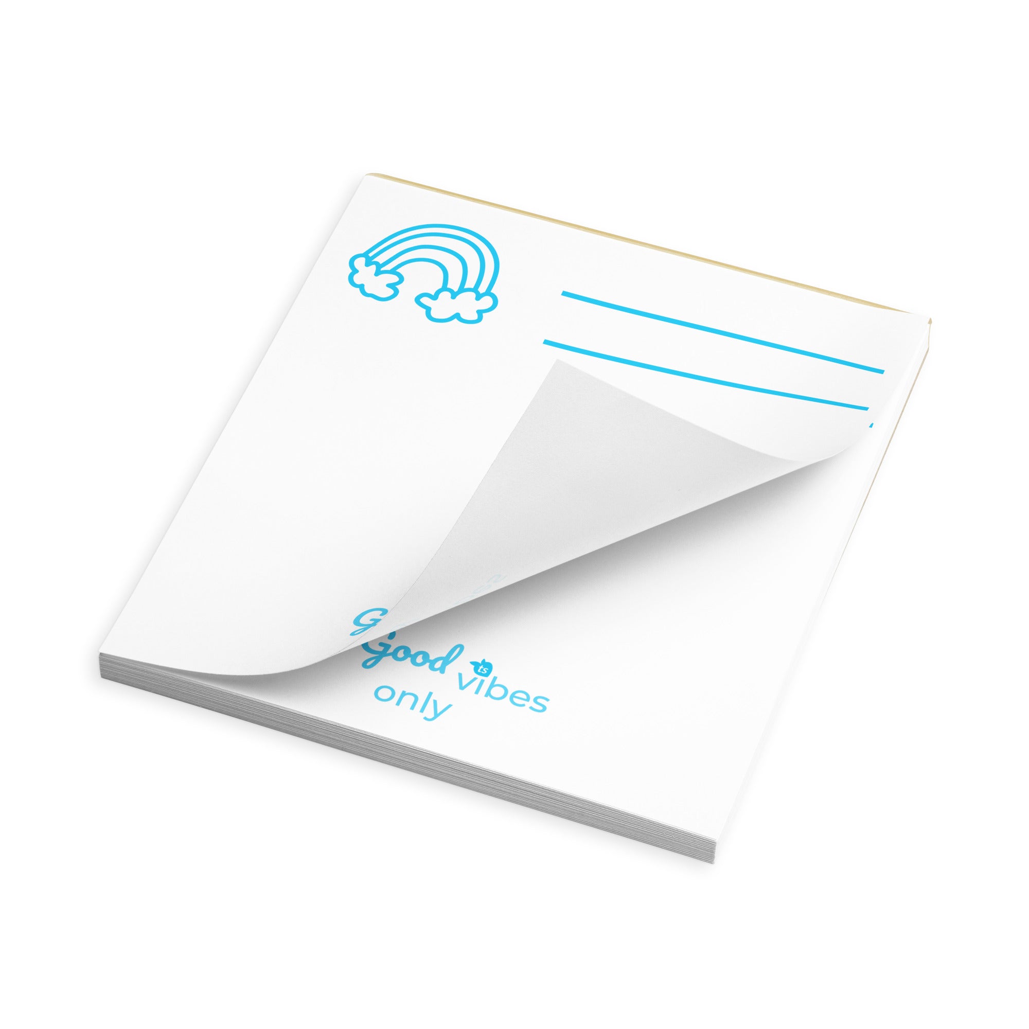 tsgabrielle® • Good Vibes Only • Bloco de notas • Branco • 3 tamanhos